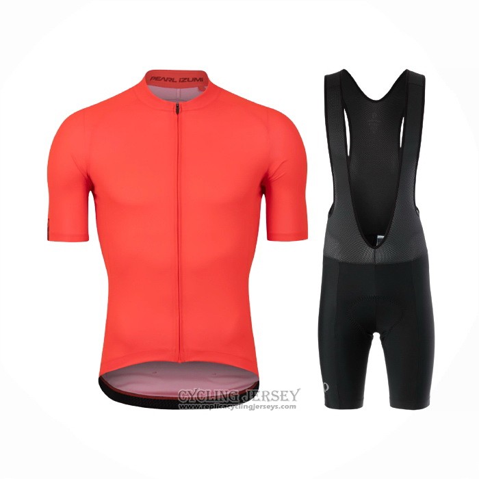 2021 Cycling Jersey Pearl Izumi Red Short Sleeve And Bib Short